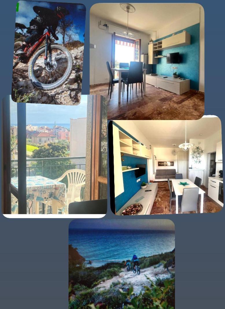 Apartment Aurora & Nicole Ideal Per Biker Con Terazza Vista Mare Parcheggio E Wi-Fi Gratuiti Пиетра Лигуре Екстериор снимка